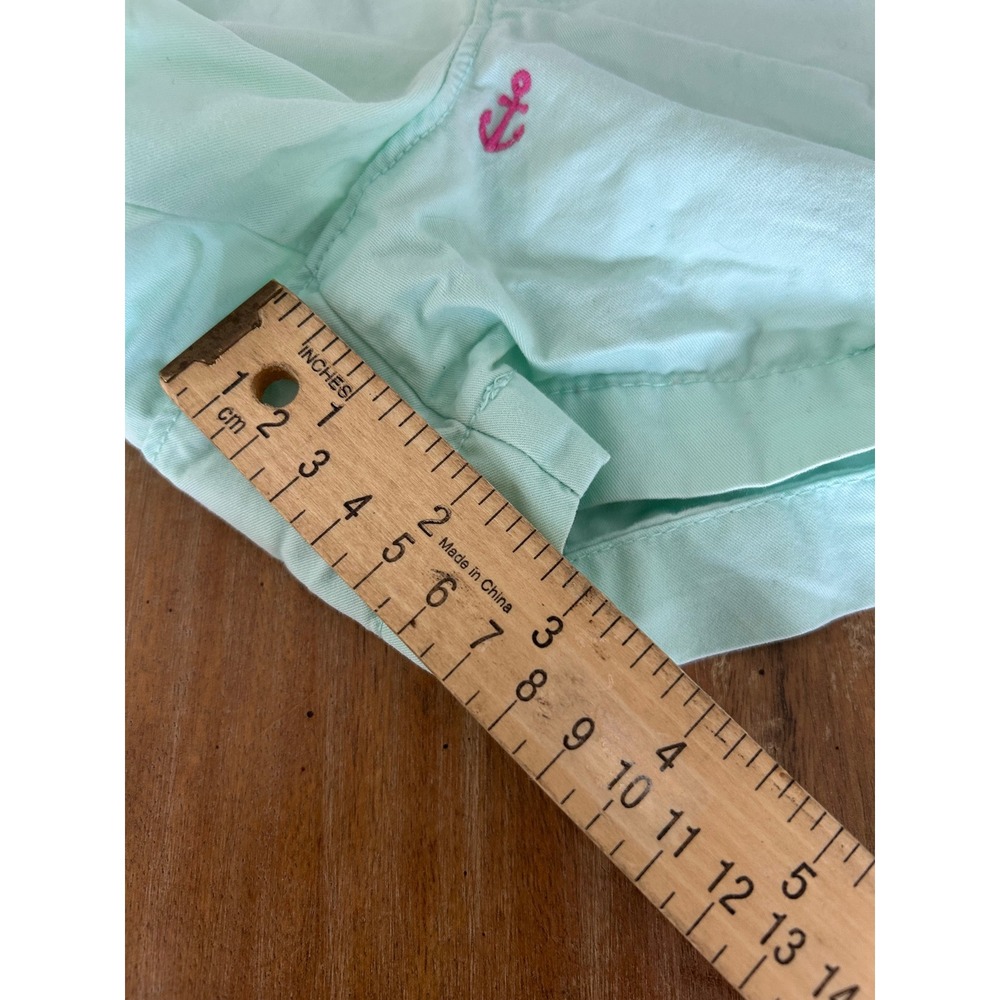 Old Navy Women's Mint Green Anchor Print Shorts Size 2 Casual Summer Beach - Picture 6 of 6